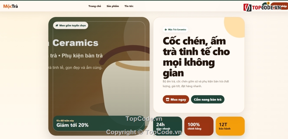 web,web bán dụng cụ,uống trà